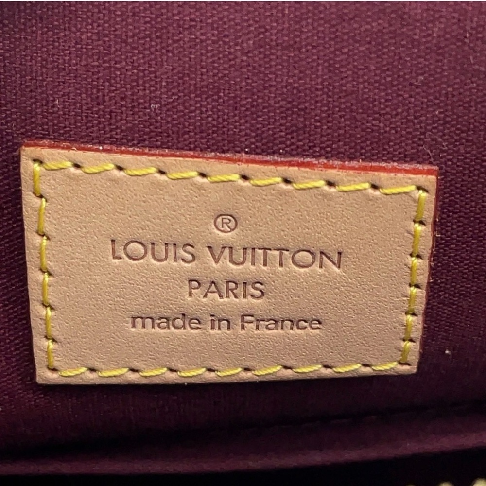 ✨ FULL SET ✨ Louis Vuitton Alma PM Monogram Vernis - Rouge Fauviste - Picture 16 of 16